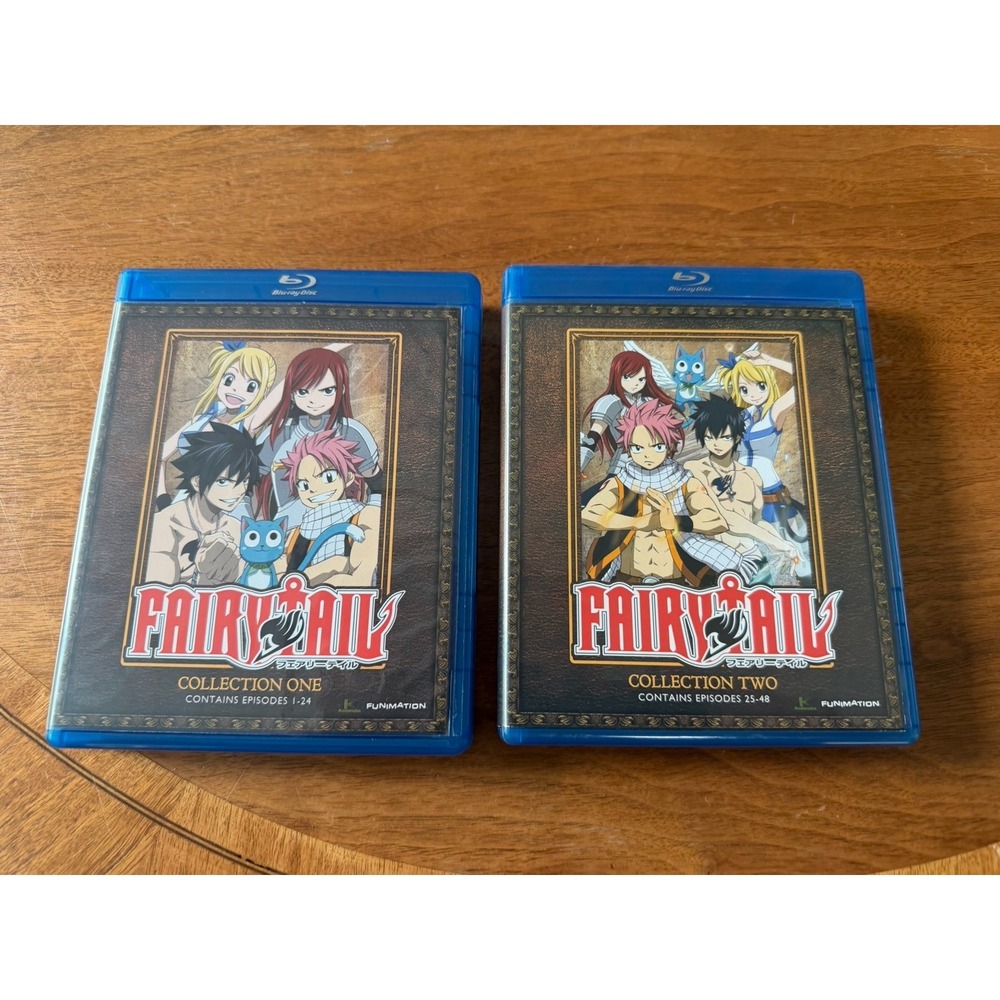 Fairy Tail: Collection One and collection two (blu ray) Used